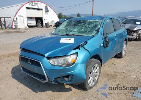 2014 Mitsubishi Outlander Sport Es from USA, damaged, VIN 4A4AR3AUXEE009563